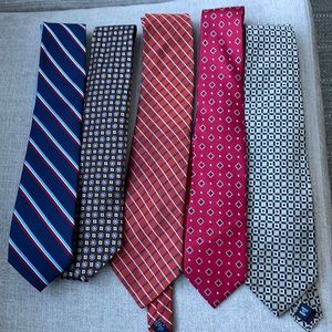 Lot of beautiful silk ties